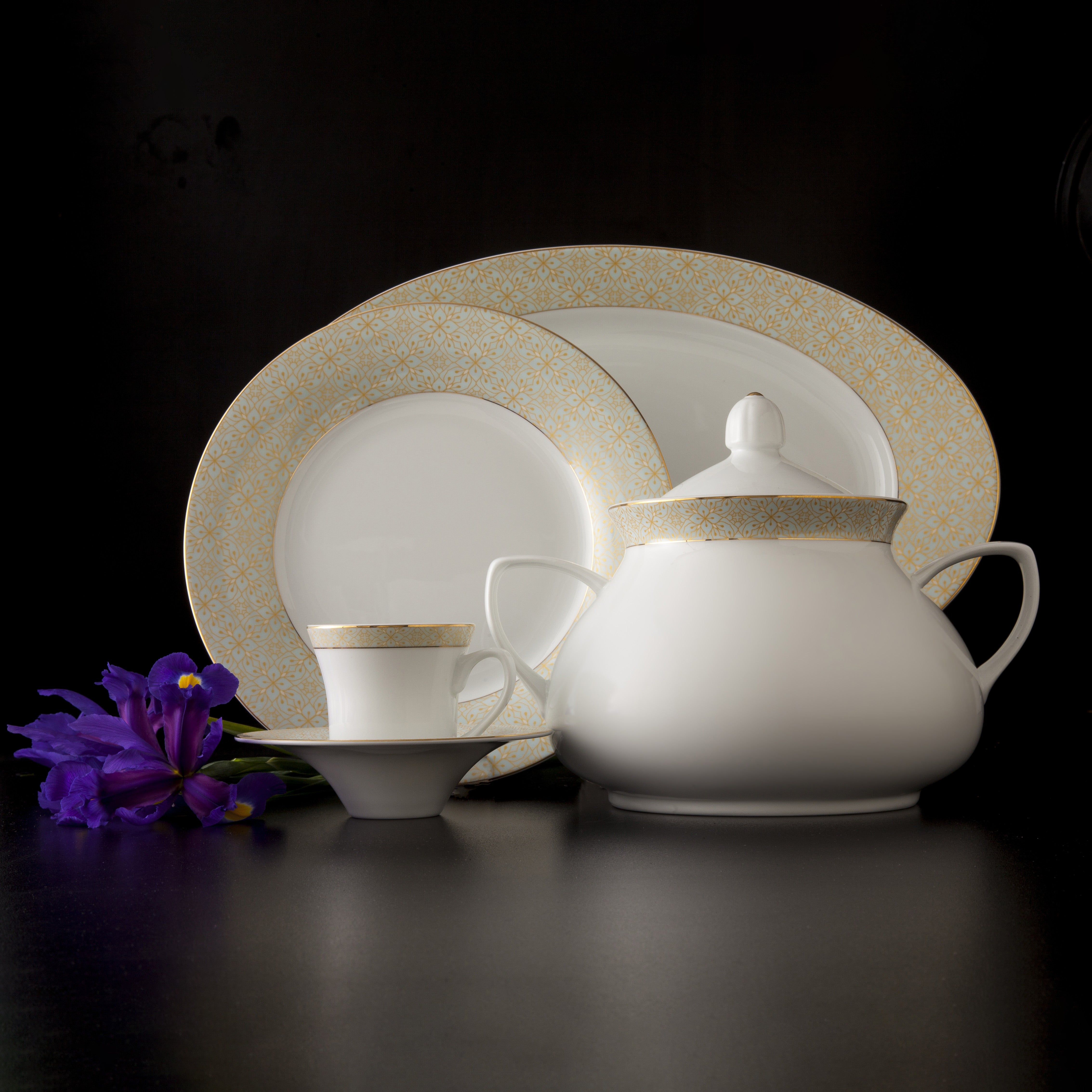 Anahid Shahrzad 6 Person Dinner Set