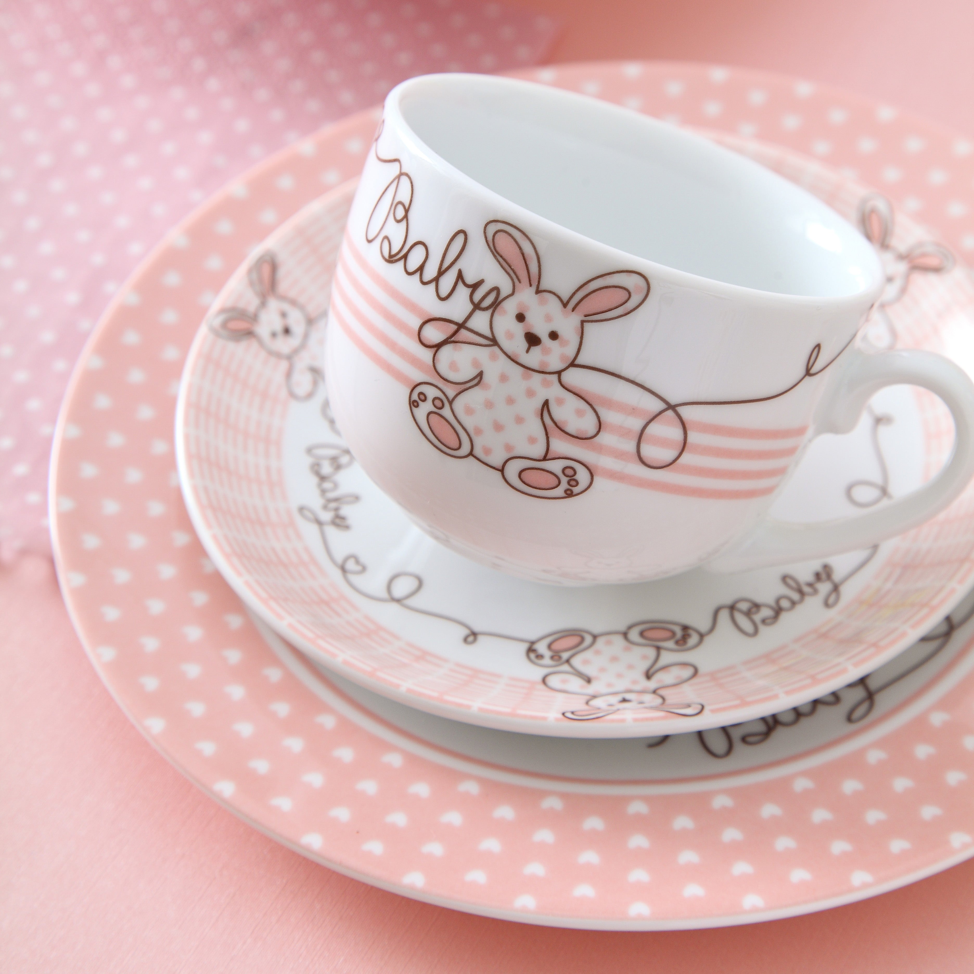 Bunny Kids Plate Set