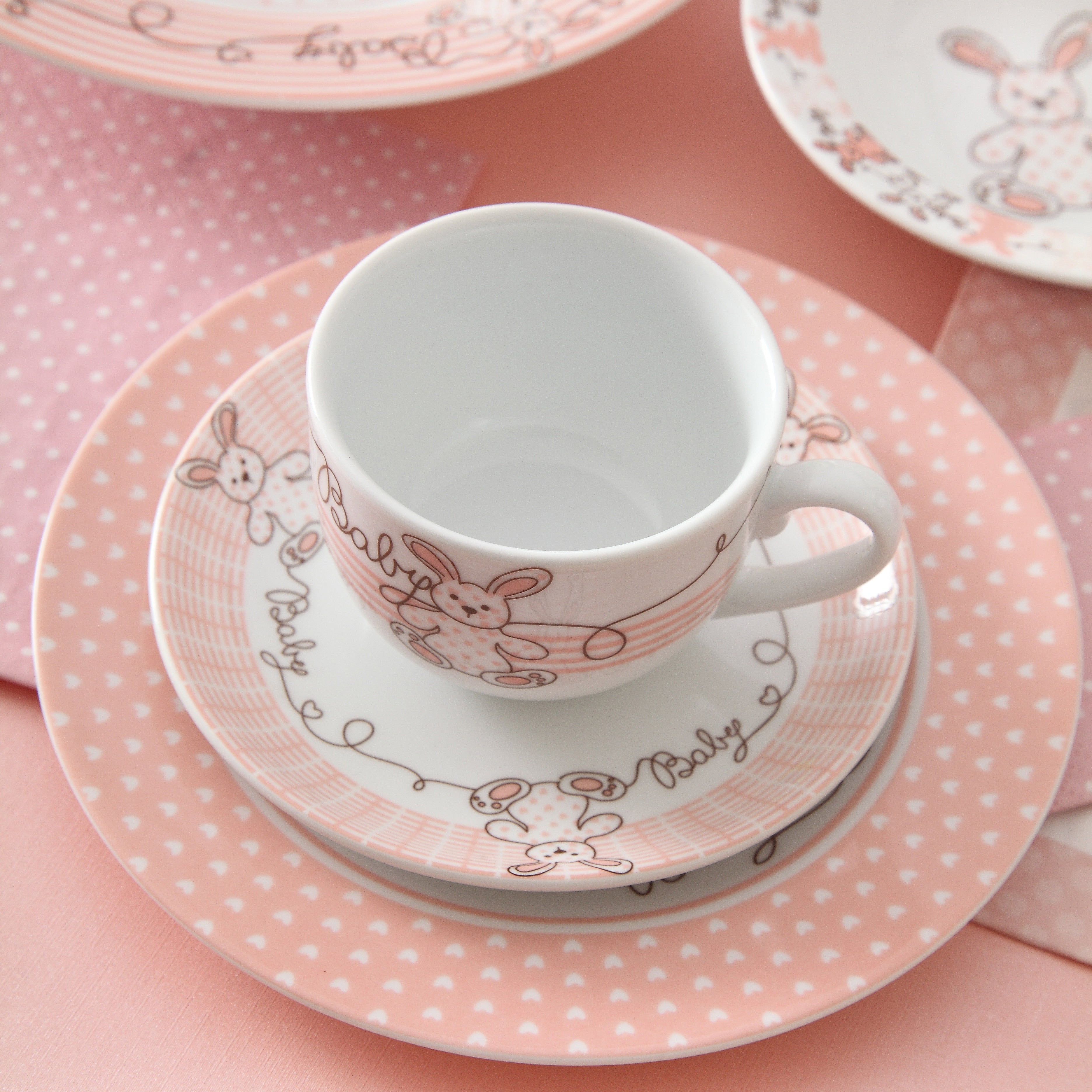 Bunny Kids Plate Set