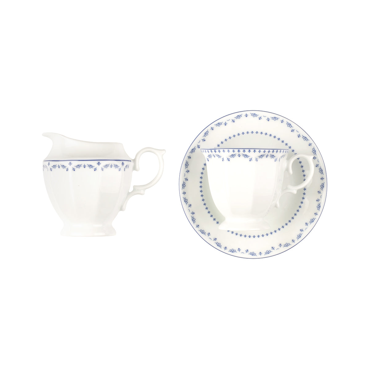 Franciss Dark Blue Neo Classic 6 Person Tea Set