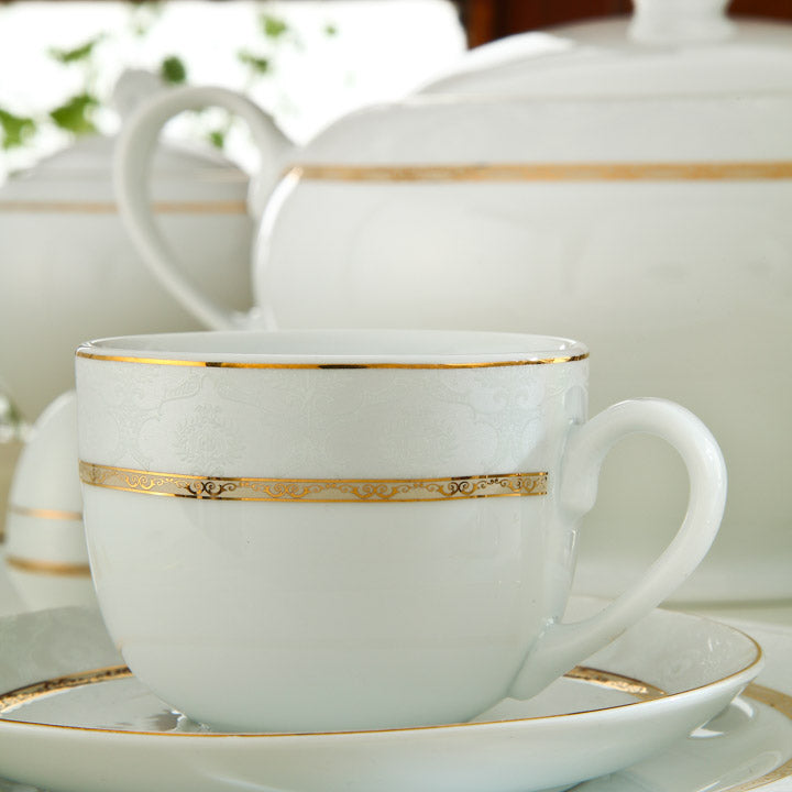 Gift Gold Italia F 6 Person Tea Set