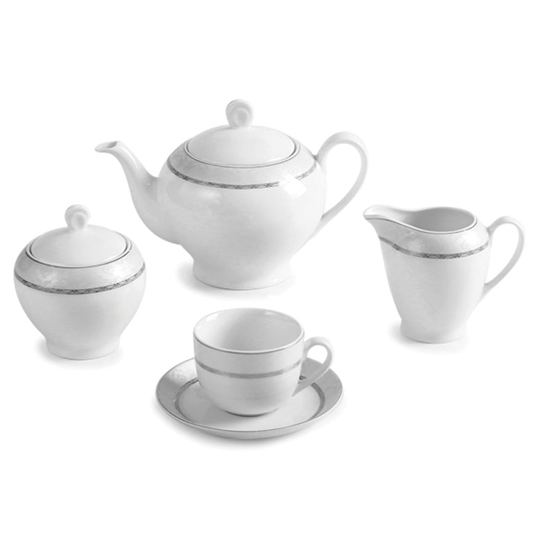 Gift Platinum Italia F 6 Person Tea Set