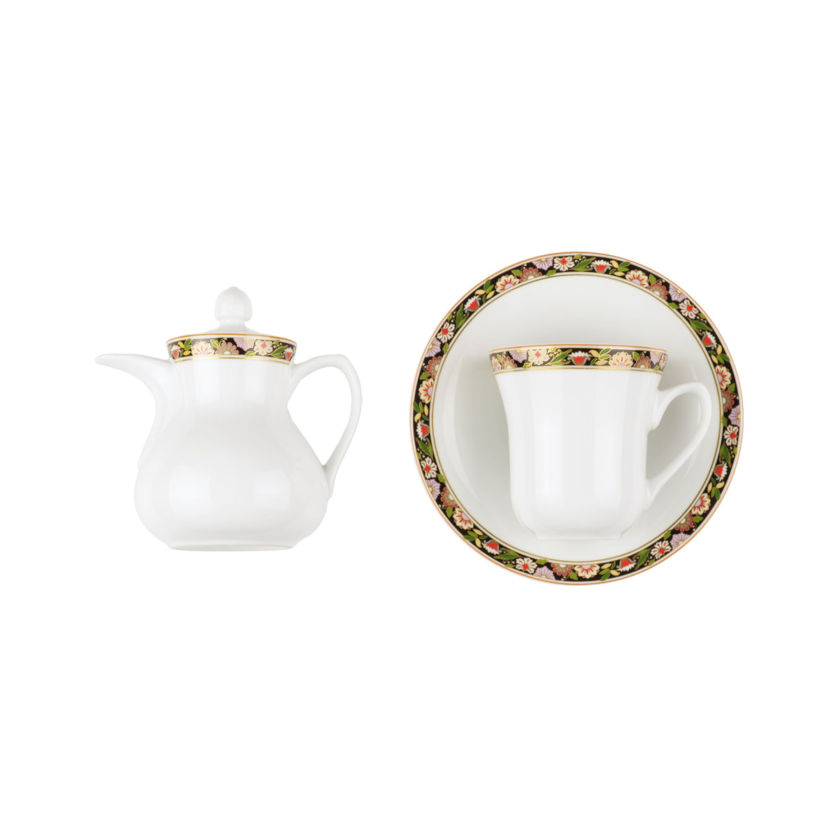 Golden Garden Shahrzad 6 Person Tea Set