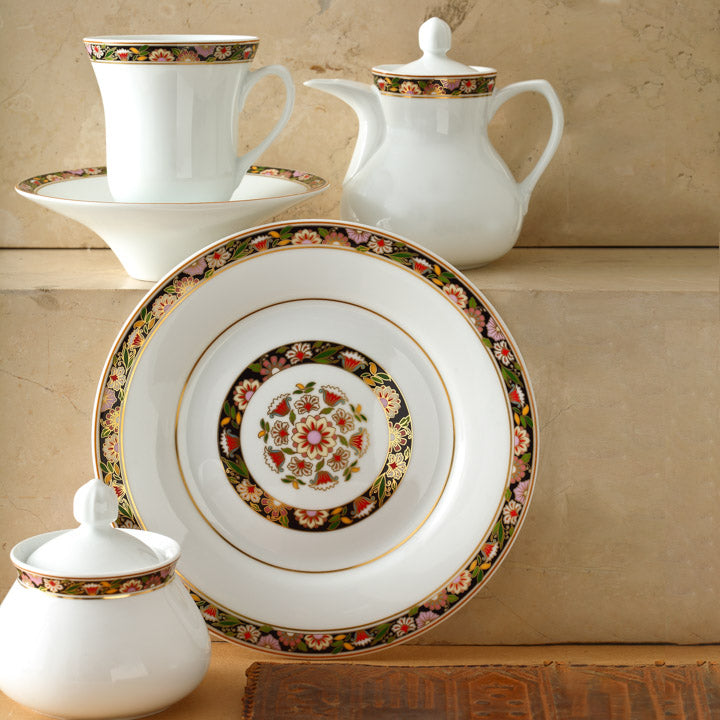 Golden Garden Shahrzad 6 Person Dinner Set