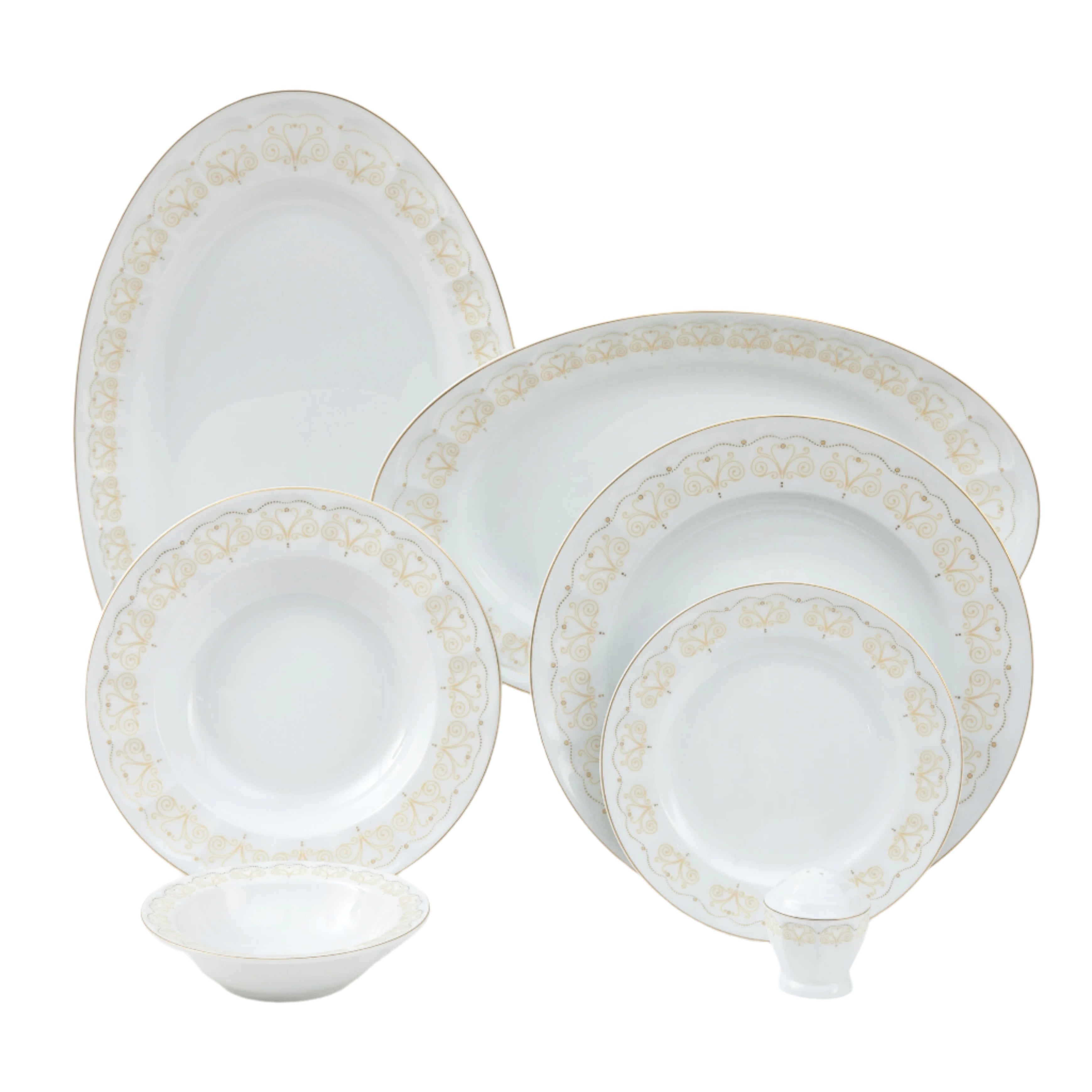 Hilda Neo Classic 6 Person Dinner Set