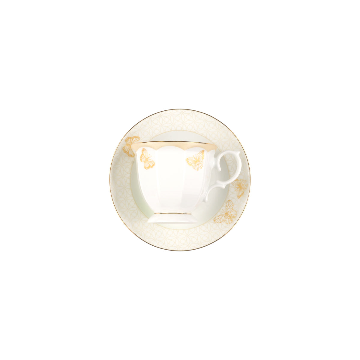 Hurrand Gold Neo Classic 6 Person Tea Set