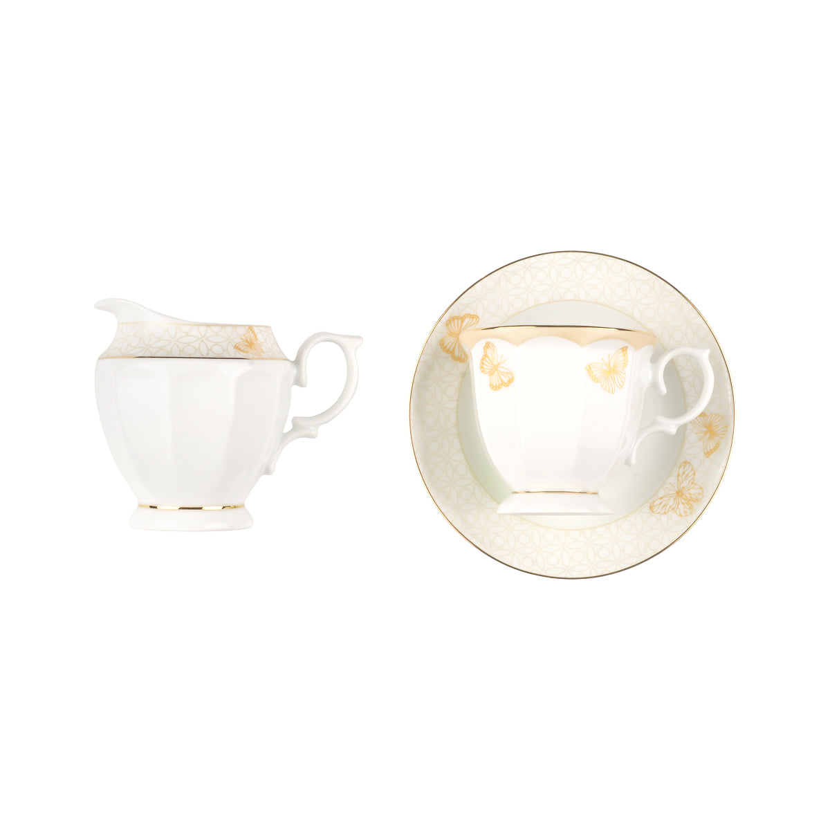 Hurrand Gold Neo Classic 6 Person Tea Set