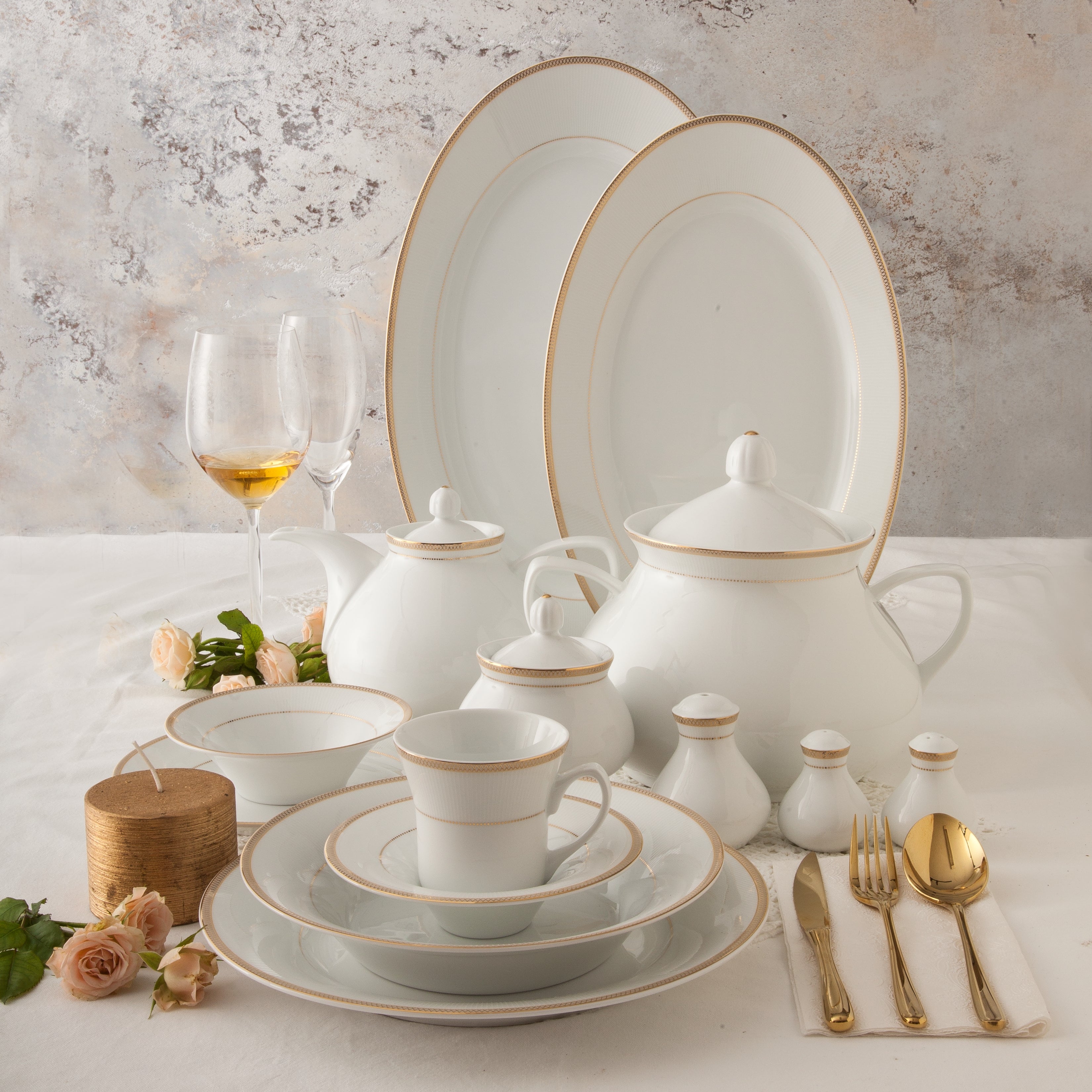 Sepinoud Shahrzad 6 Person Dinner Set
