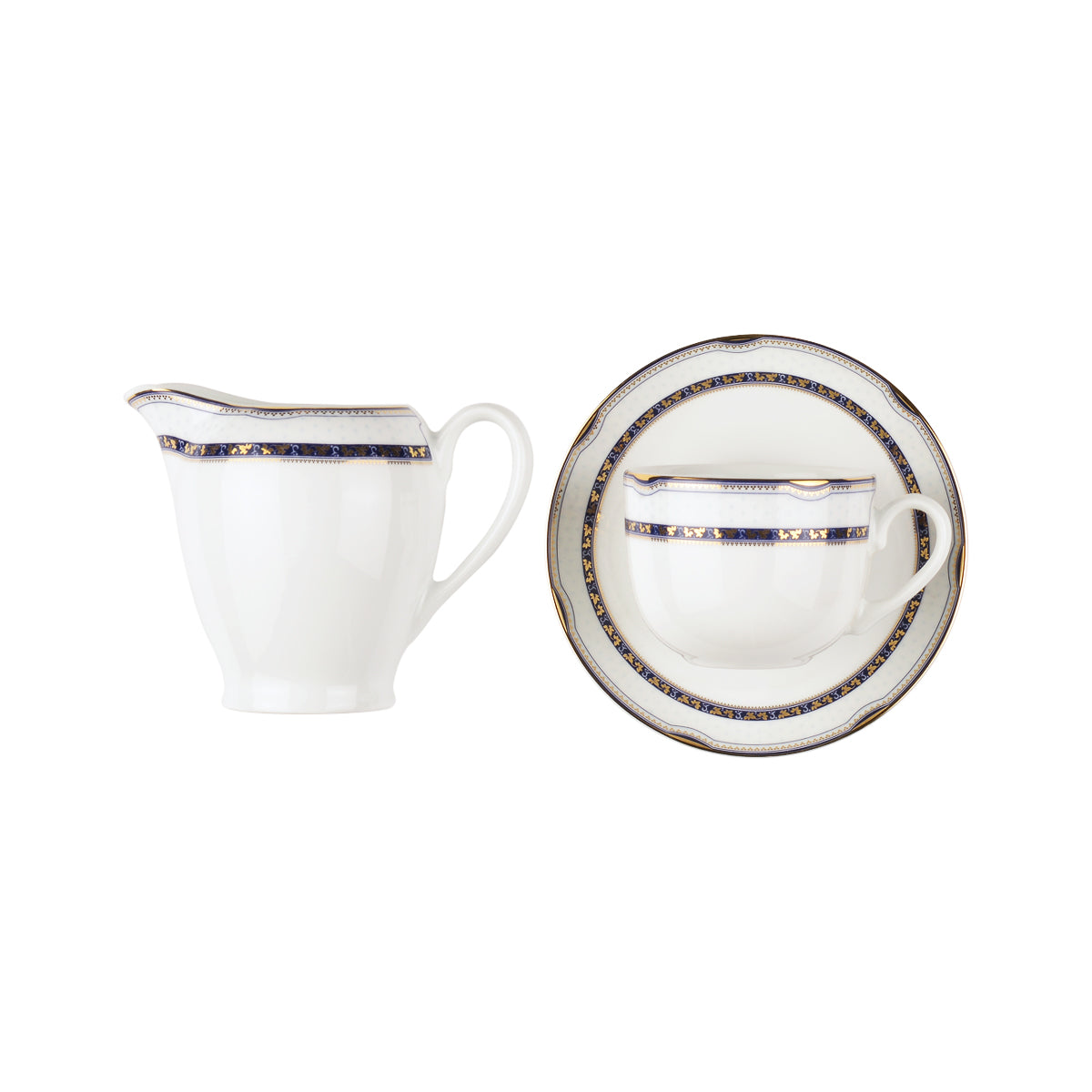 Persia Dark Blue Italia F 6 Person Tea Set