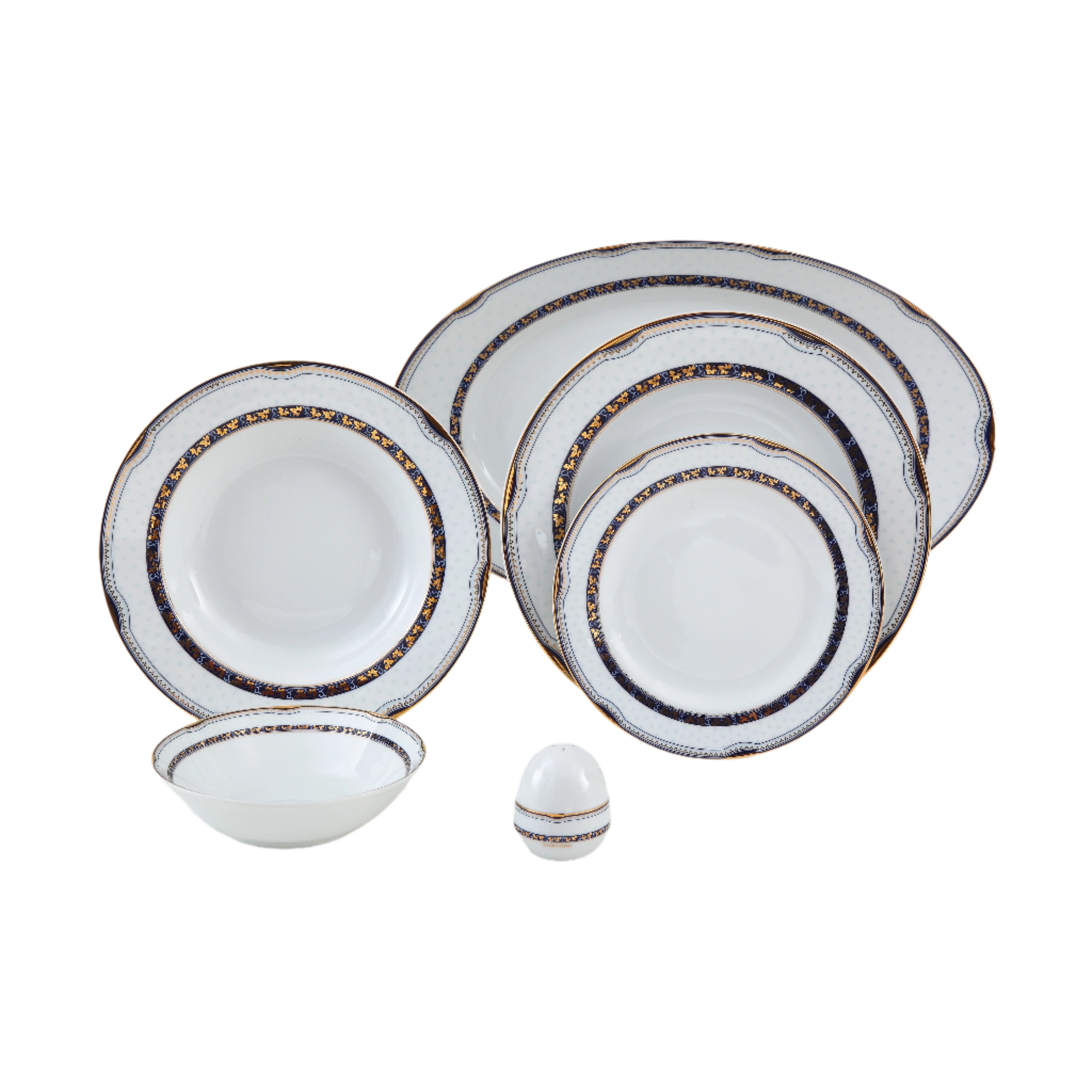 Persia Dark Blue Italia F 6 Person Dinner Set