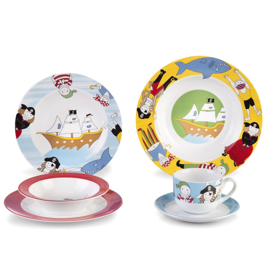 Pirate Kids Plate Set