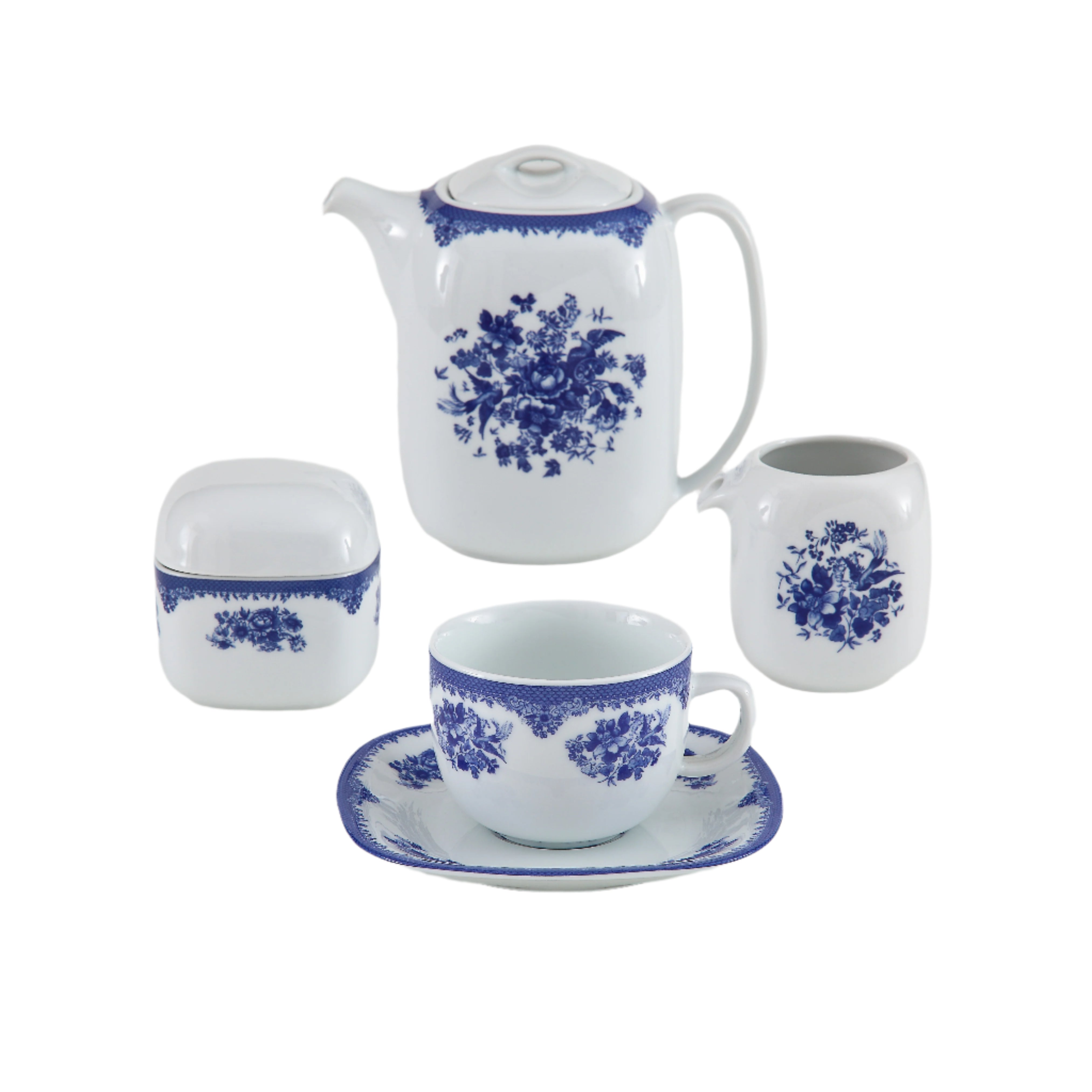 Florence Quattro 6 Person Tea Set
