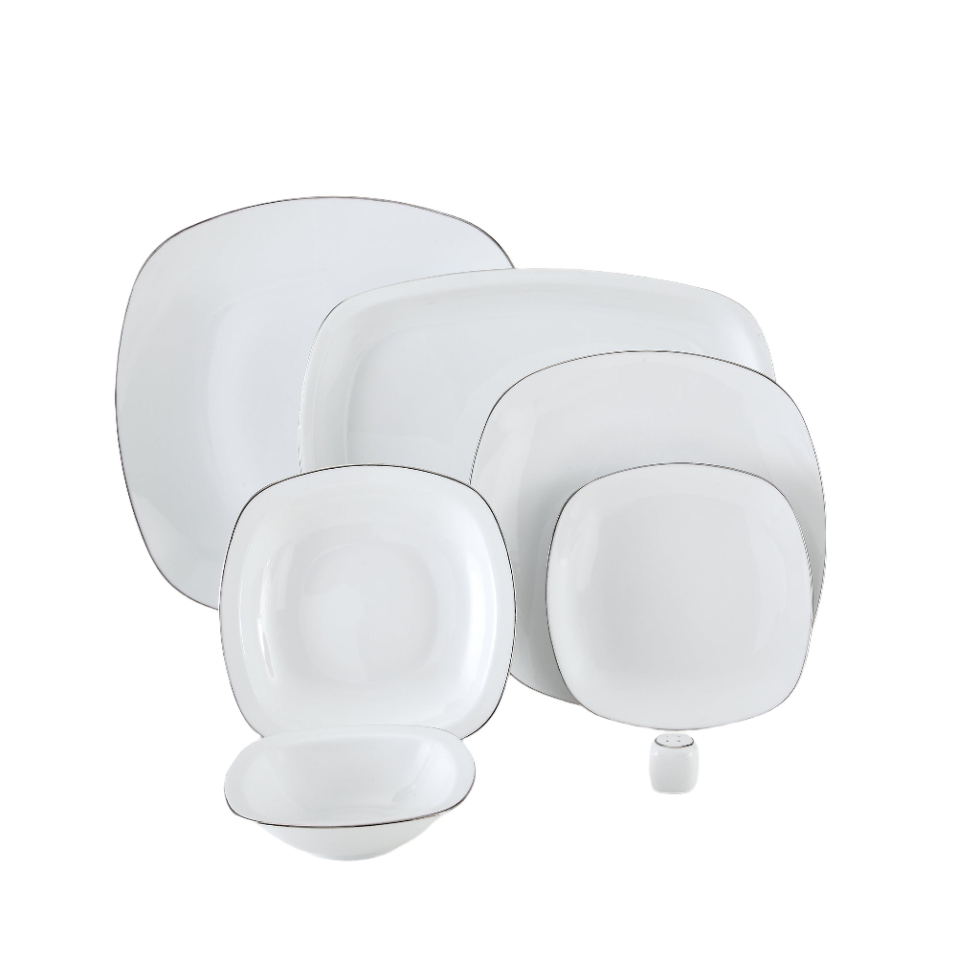 Saman Quattro 6 Person Dinner Set