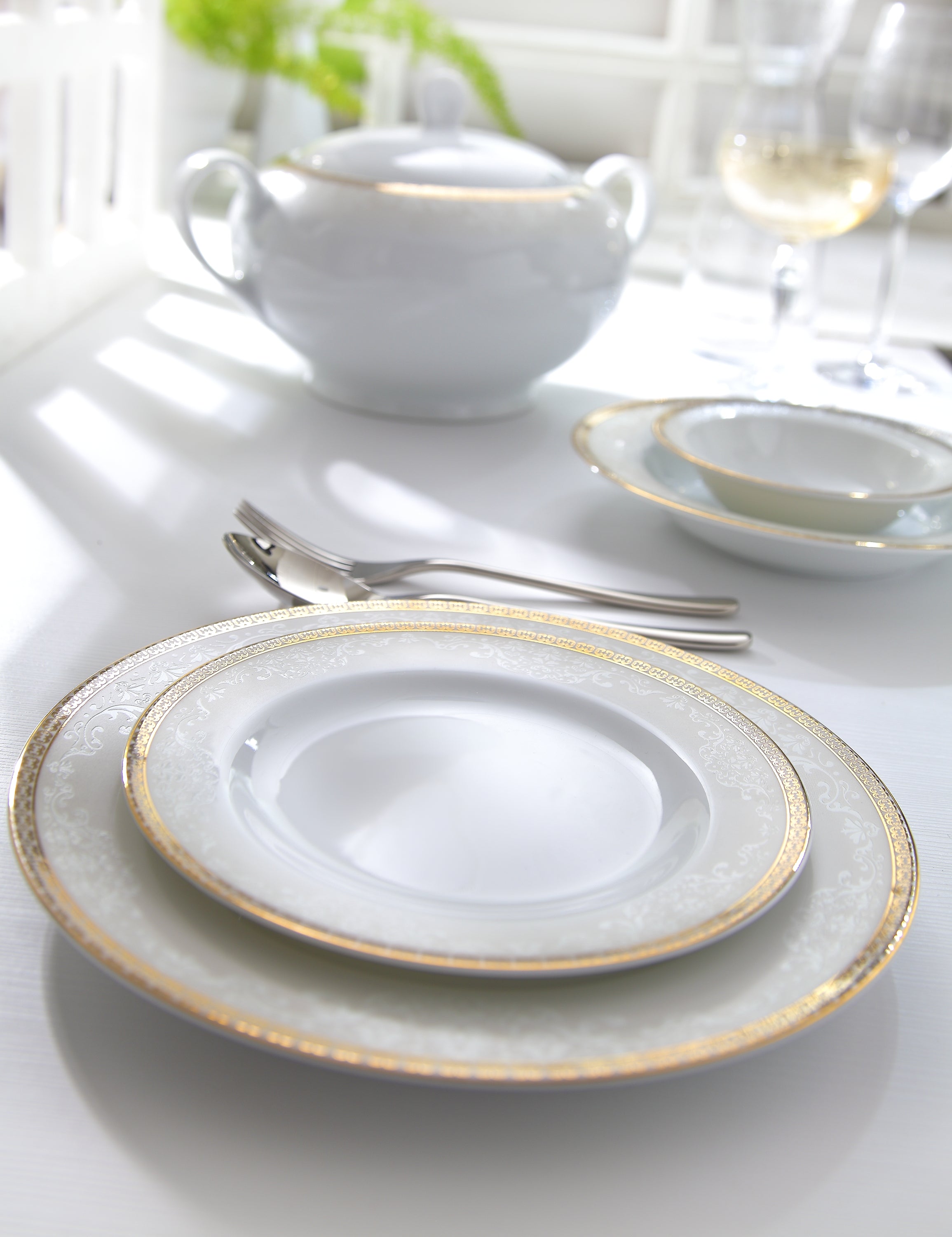 Riva Gold Italia F 6 Person Dinner Set