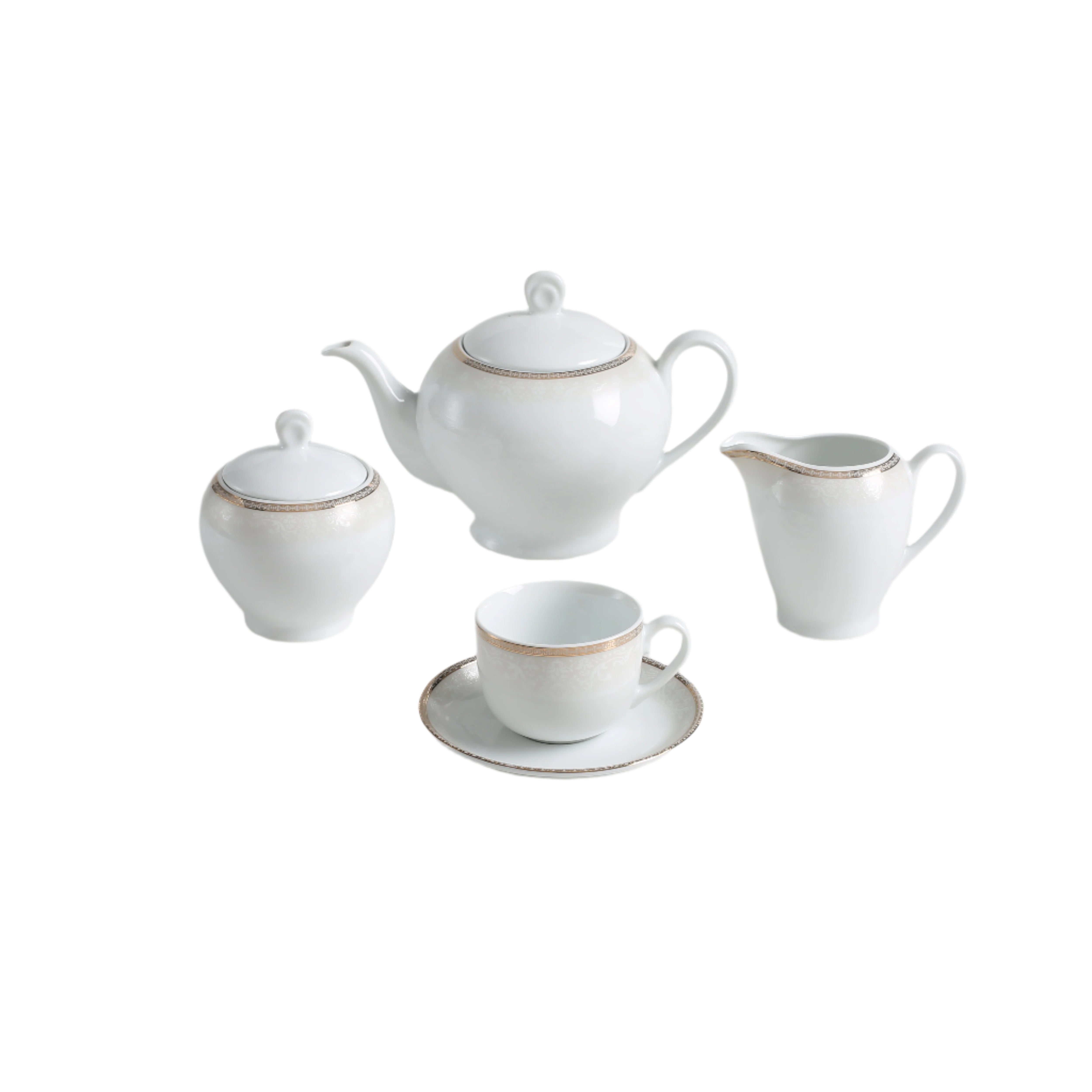Riva Gold Italia F 6 Person Tea Set