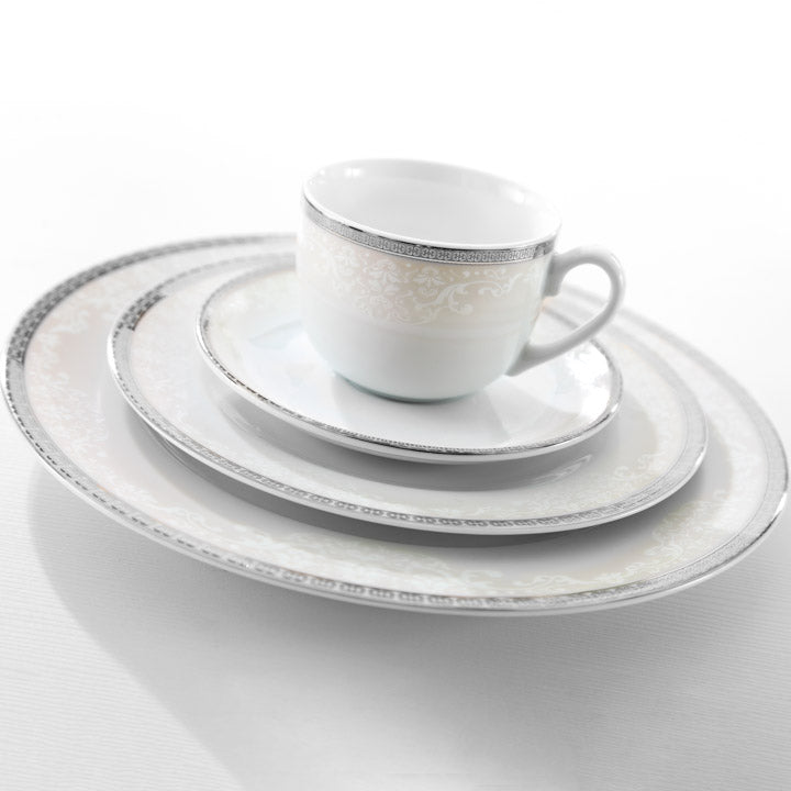 Riva Platinum Italia F 6 Person Tea Set