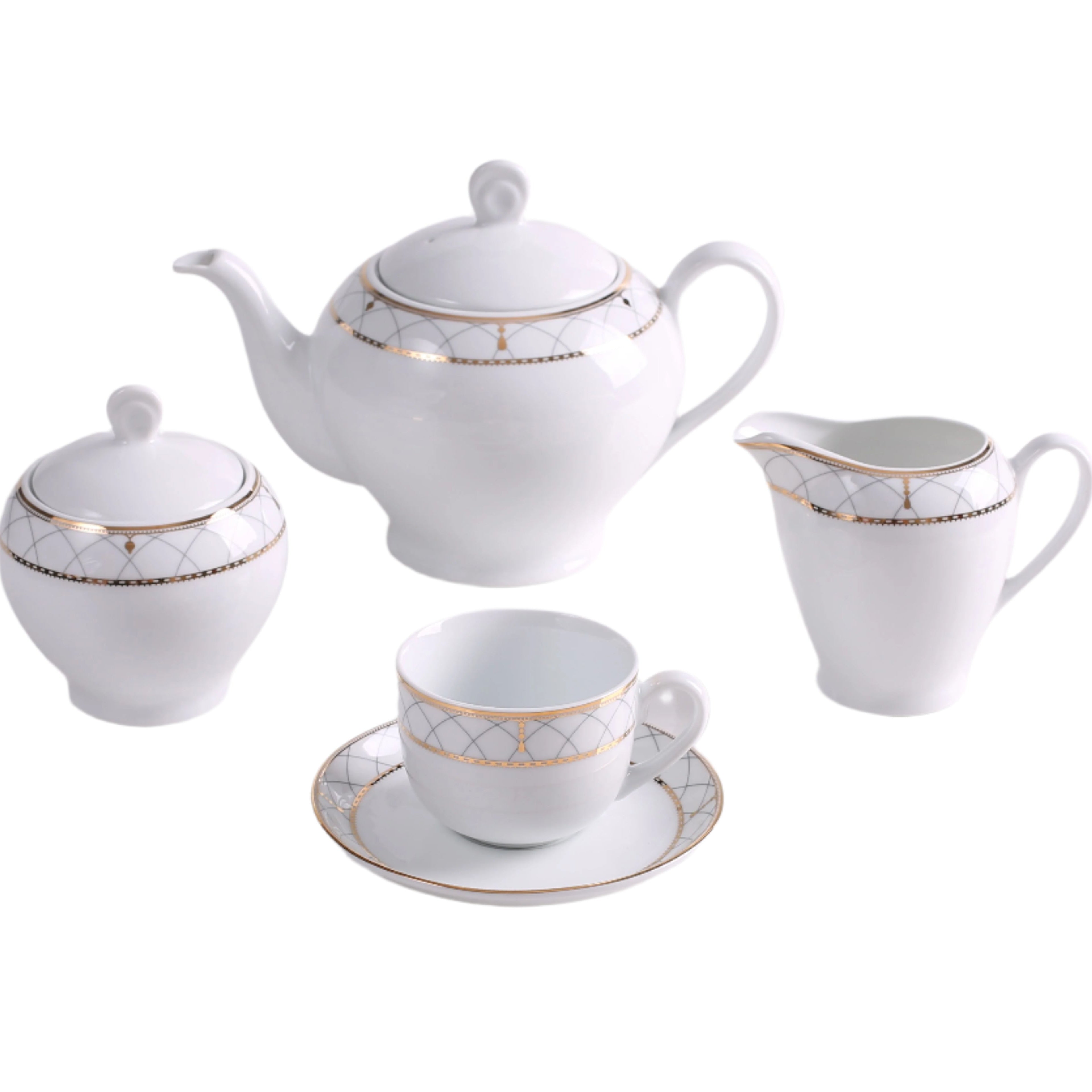 Roma Italia F 6 Person Tea Set