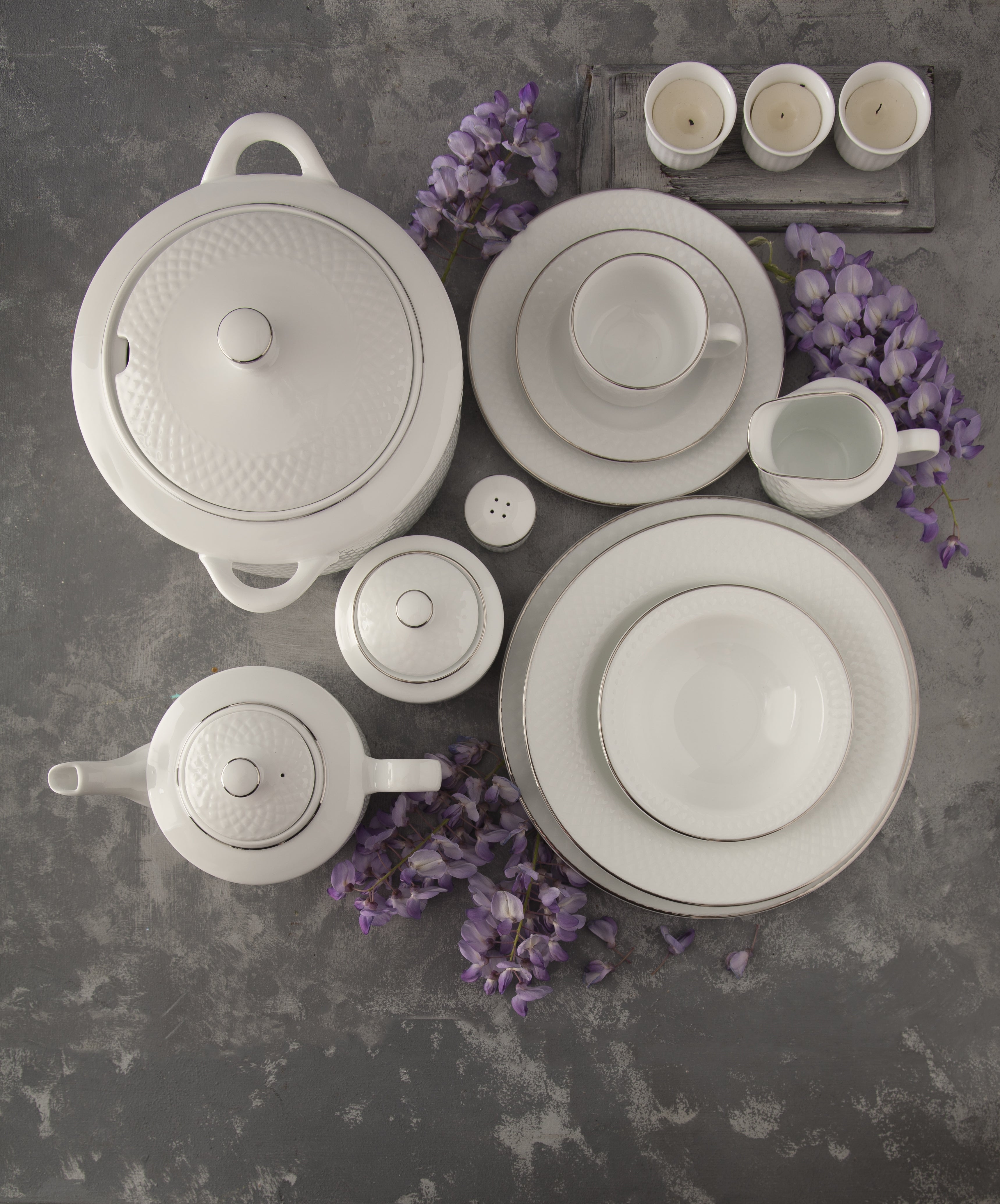 Saman Radiance 12 Person Full Set