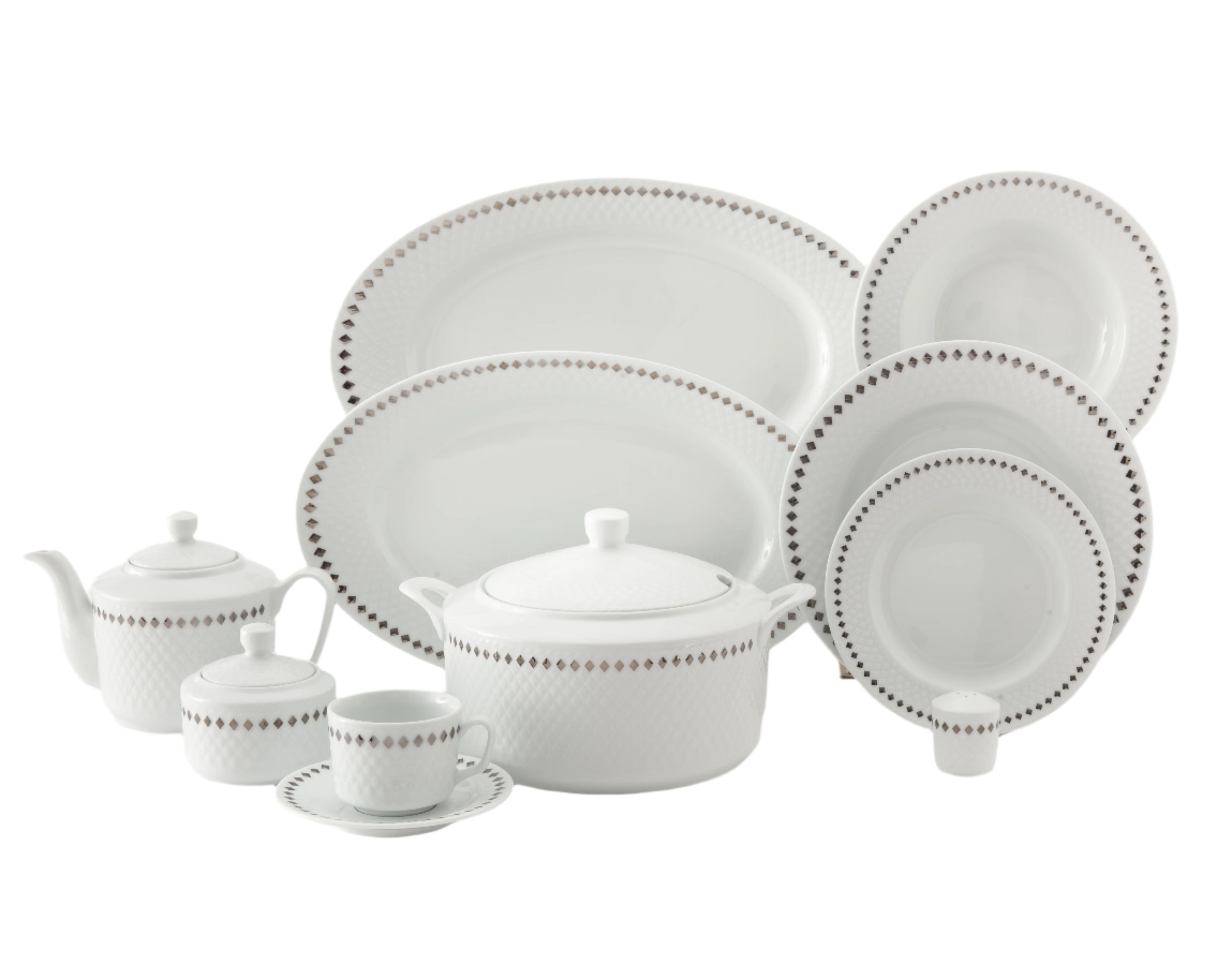 Silver Ray Radiance 12 Person Full Set