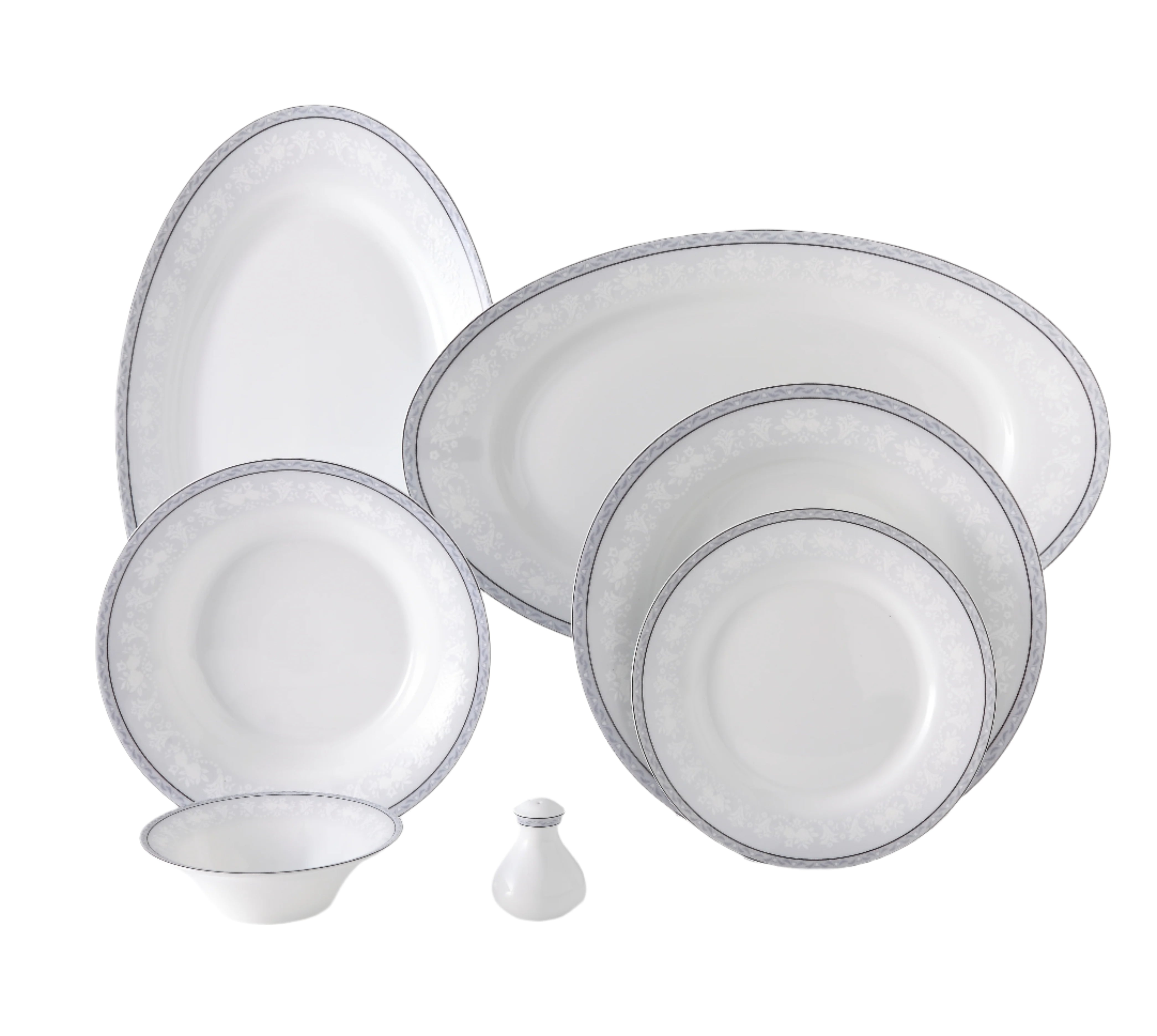 White Rose Shahrzad 6 Person Dinner Set
