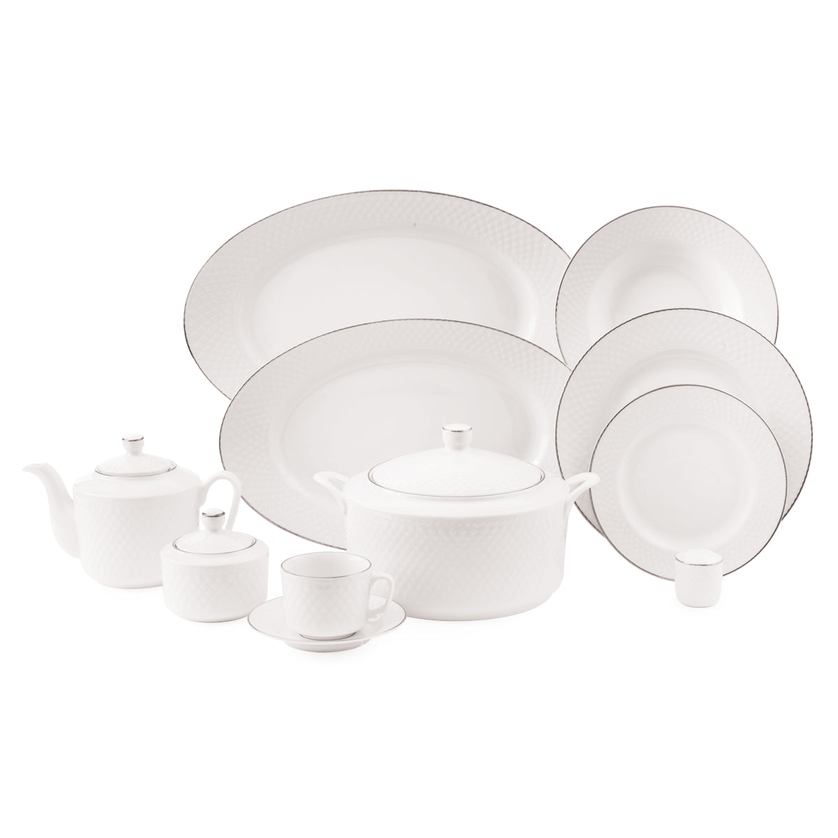 Saman Radiance 12 Person Full Set