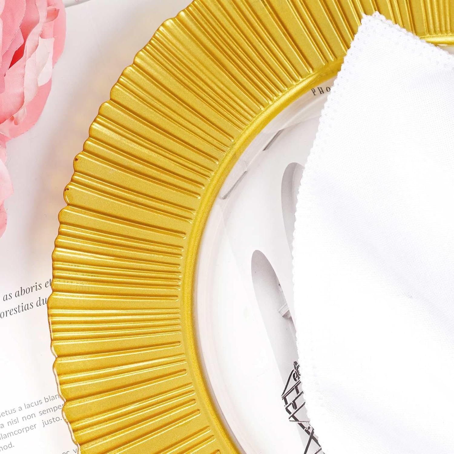 Magnolia Charger Plate