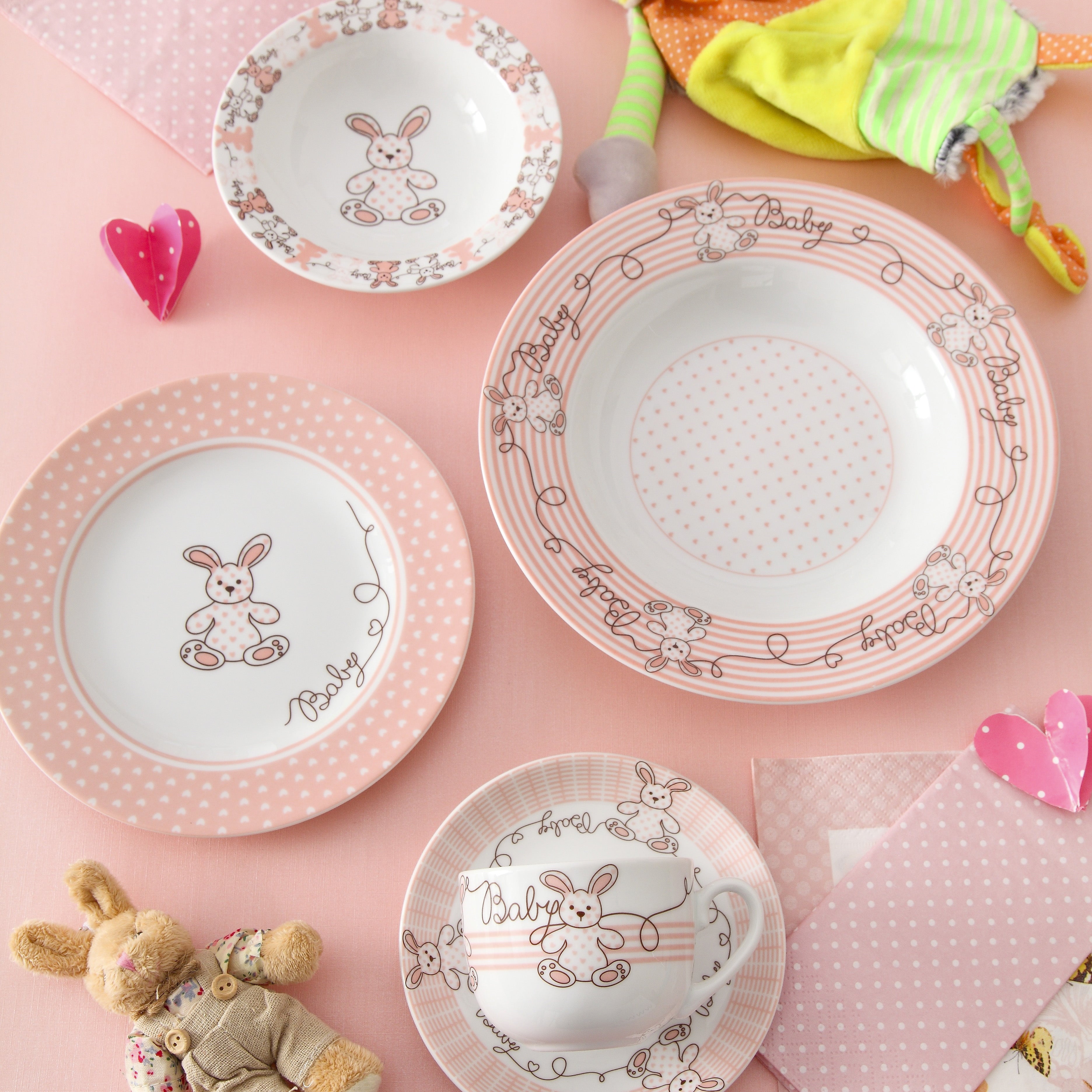 Bunny Kids Plate Set
