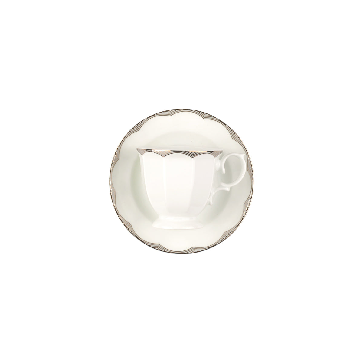 Isatis Platinum Neo Classic 6 Person Tea Set