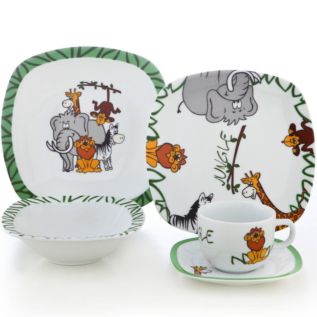 Jungle Kids Plate Set