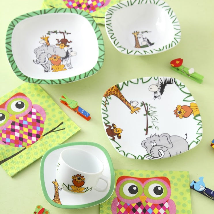 Jungle Kids Plate Set