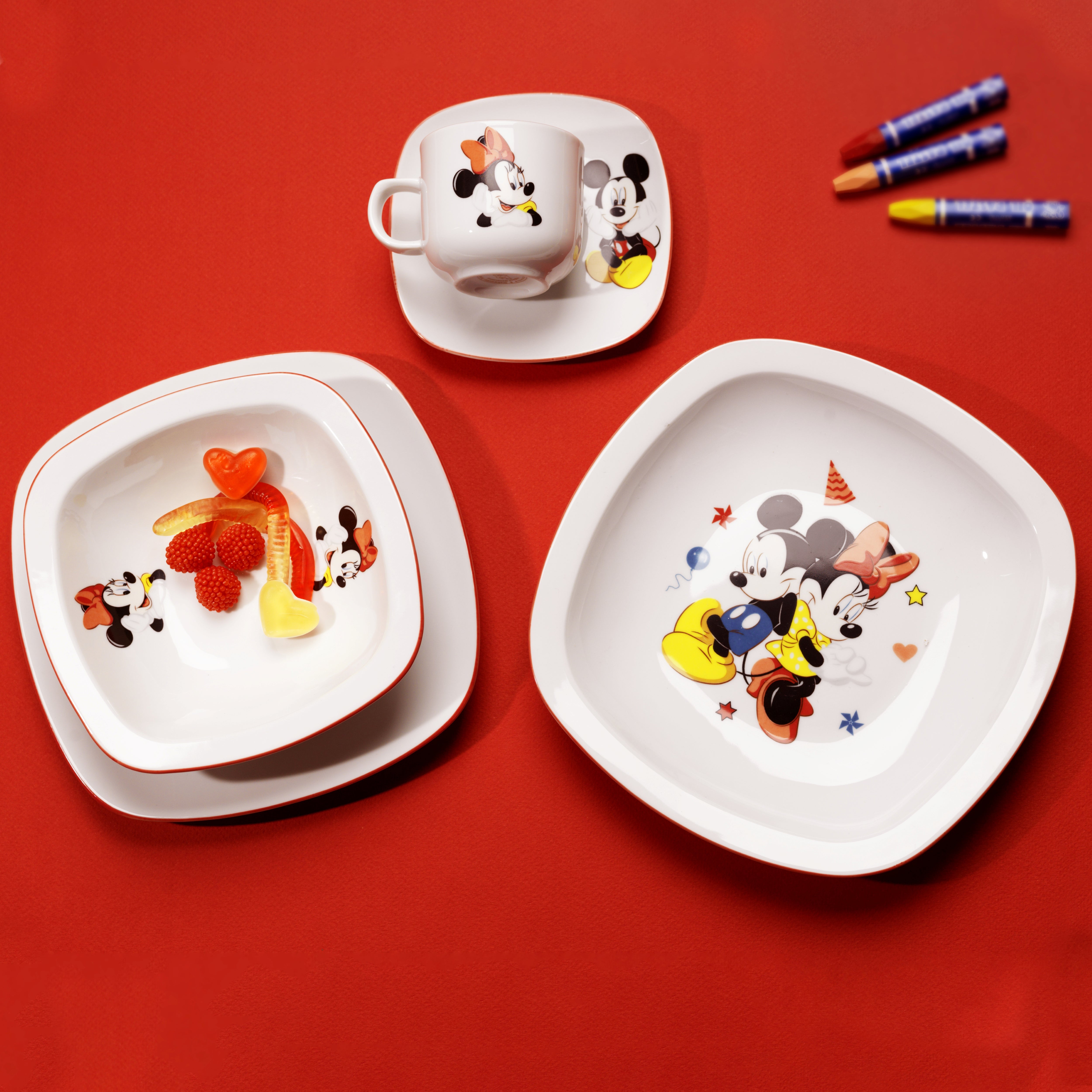 Mickey Mouse Kids Plate Set