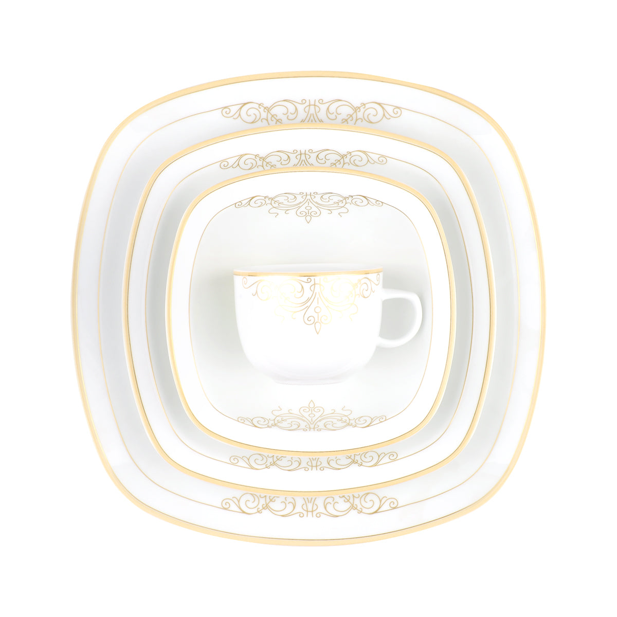 Monaco Quattro 6 Person Dinner Set