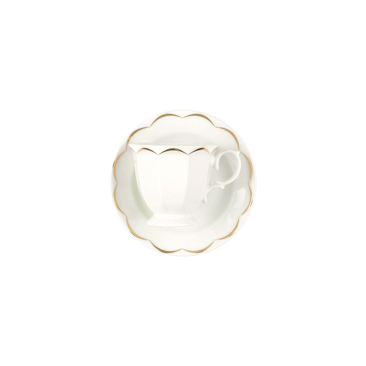Narciss Gold 6 Person Tea Set