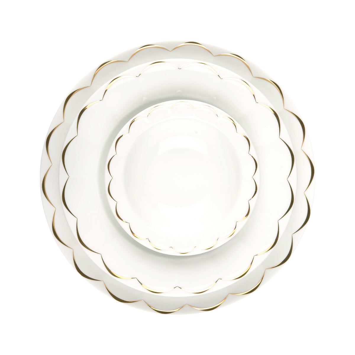 Narciss Gold Neo Classic 6 Person Dinner Set