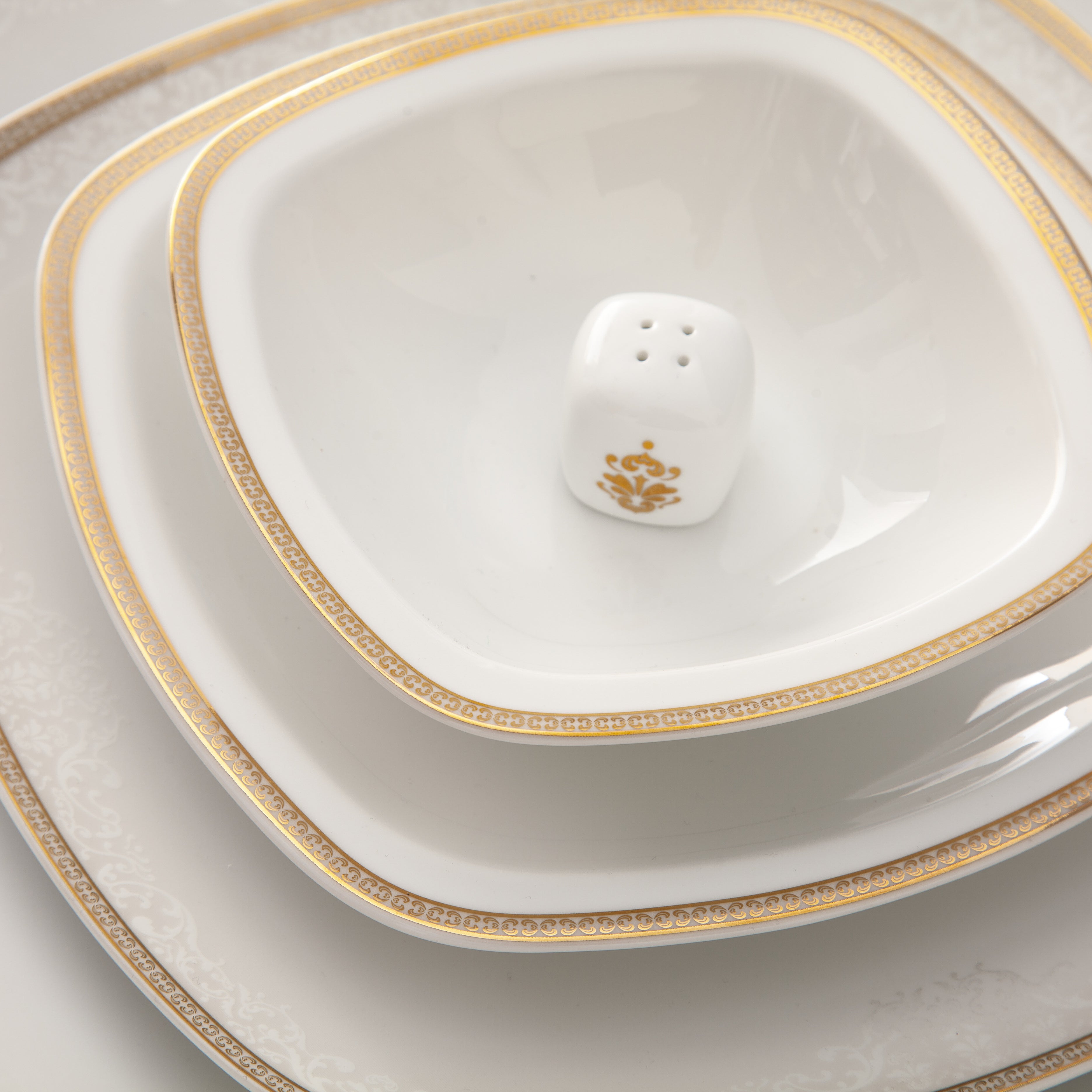 Riva Gold Quattro 6 Person Dinner Set