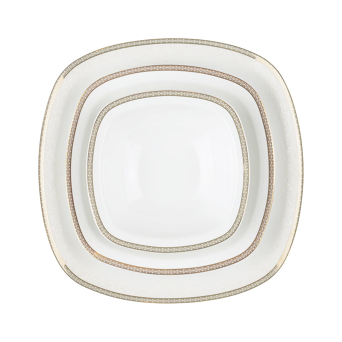 Riva Gold Quattro 6 Person Dinner Set