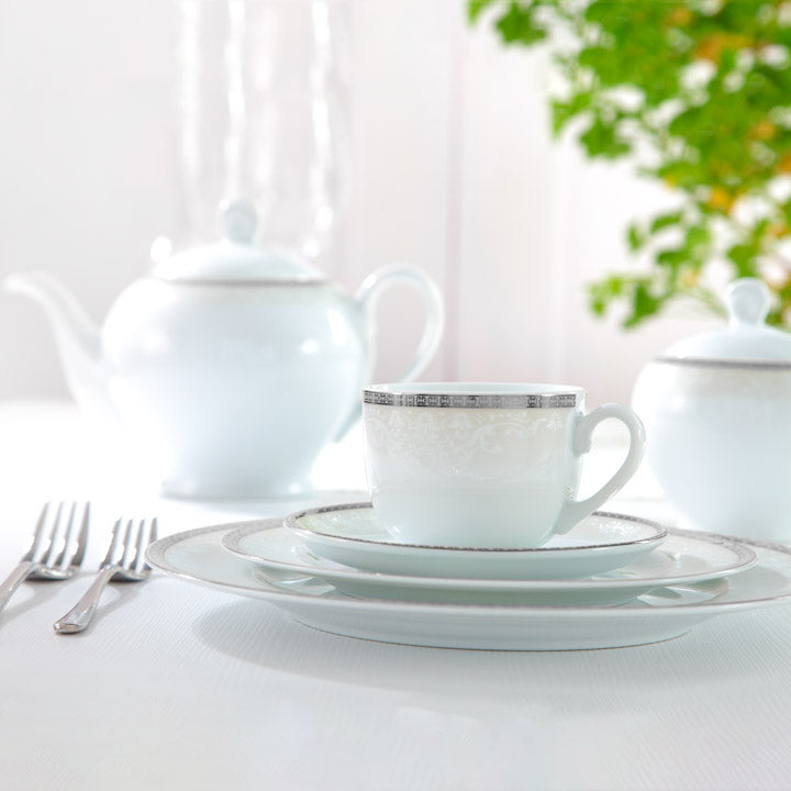 Riva Platinum Italia F 6 Person Tea Set