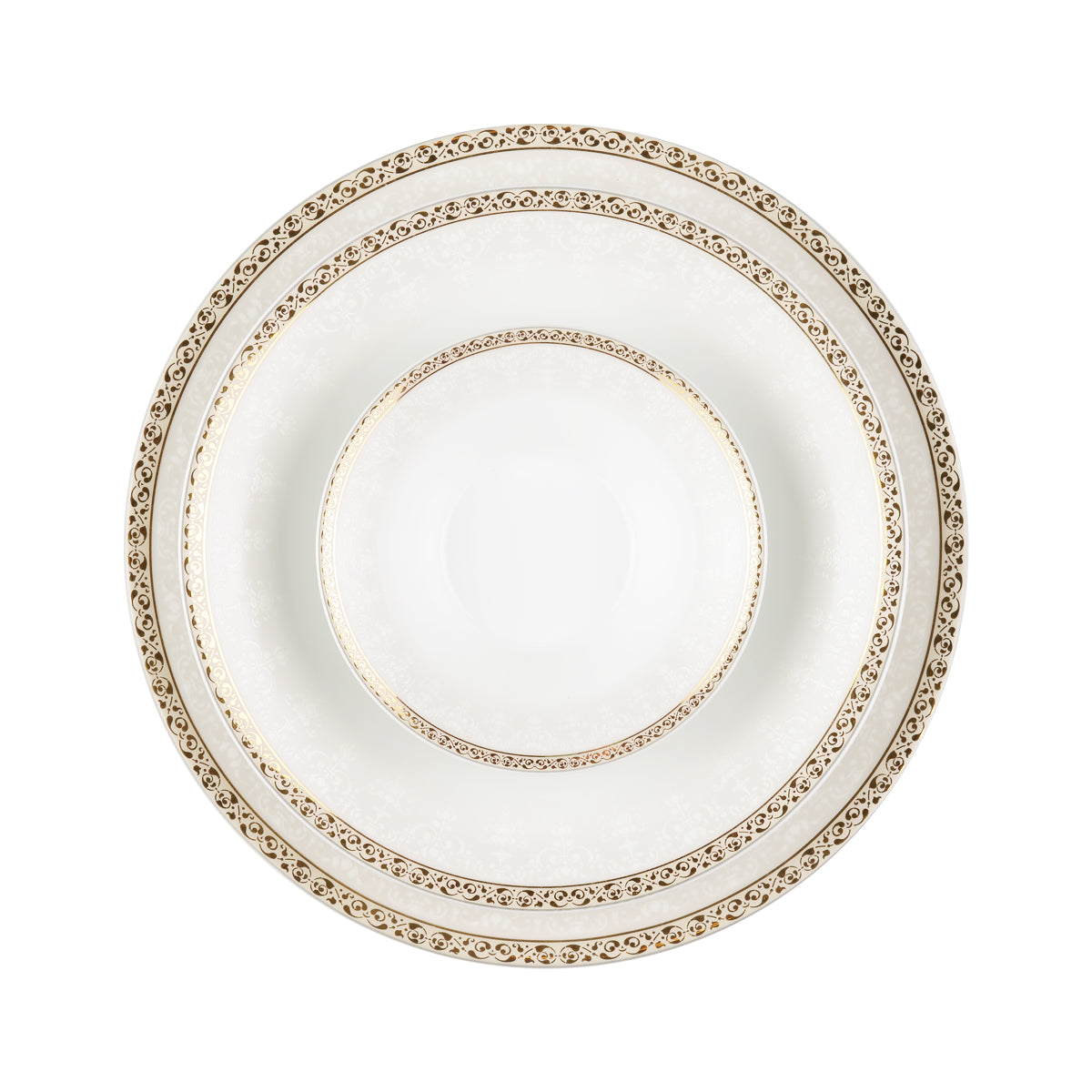 Romina Gold Shahrzad 6 Person Dinner Set
