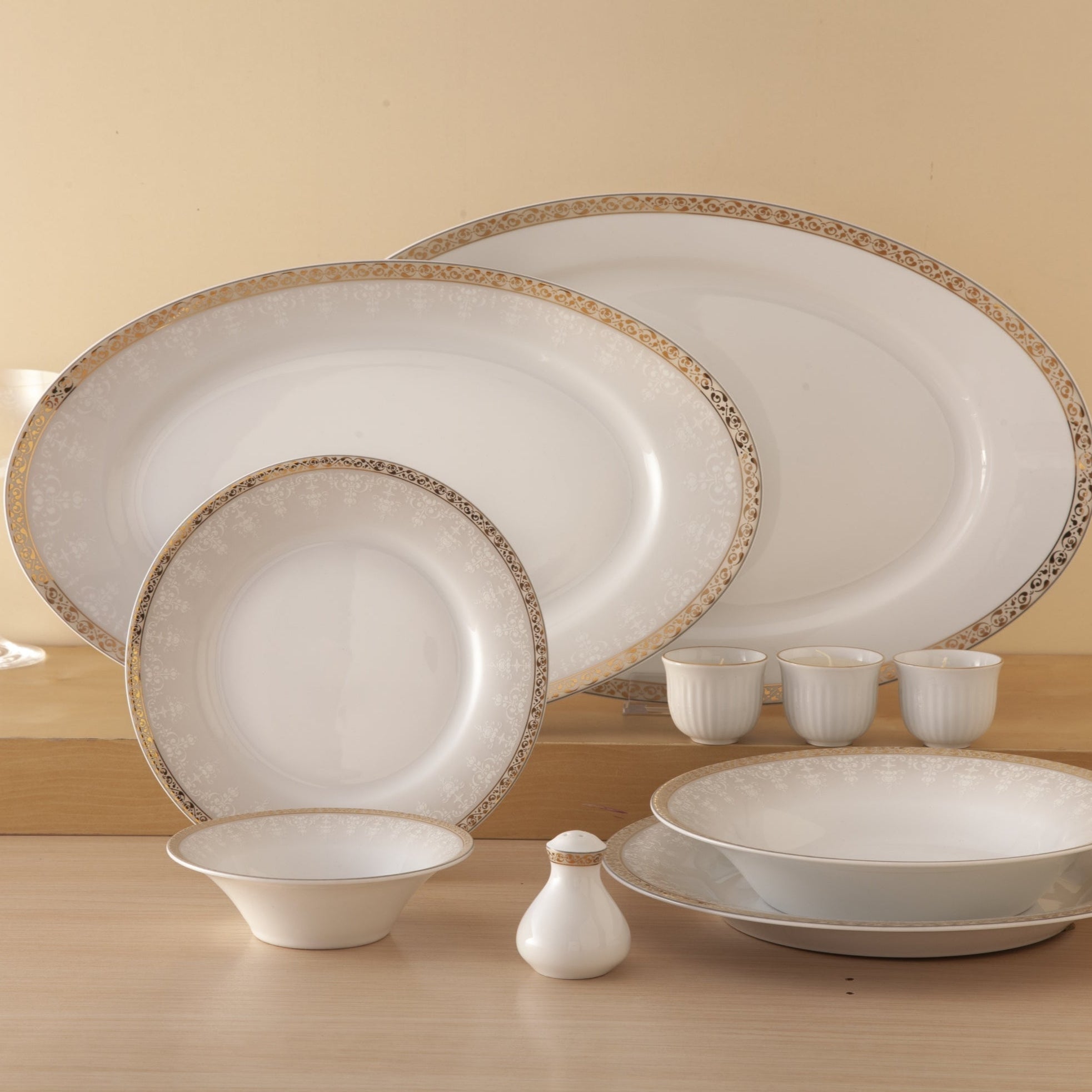 Romina Gold Shahrzad 6 Person Dinner Set