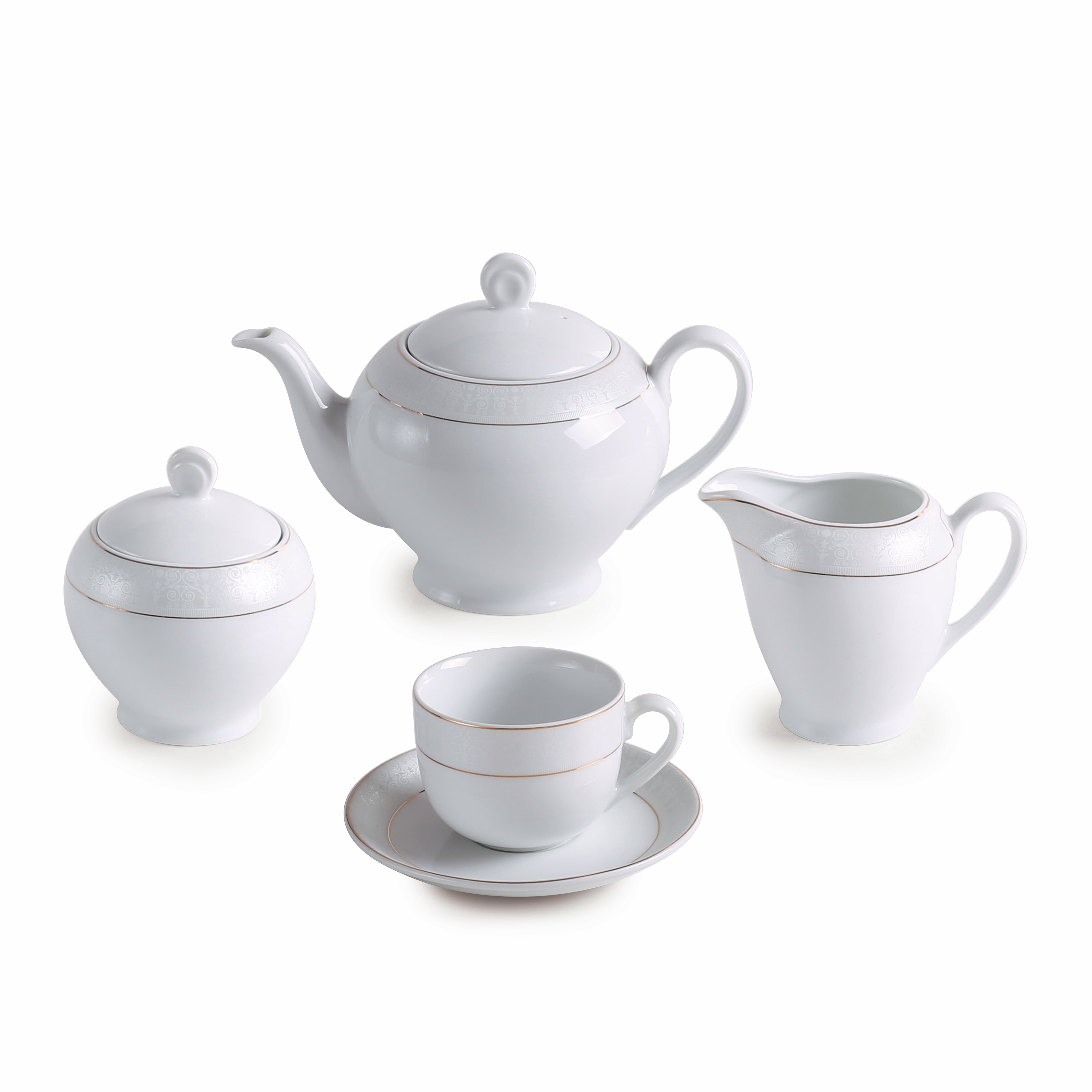 Sepid Sadaf Italia F 6 Person Tea Set