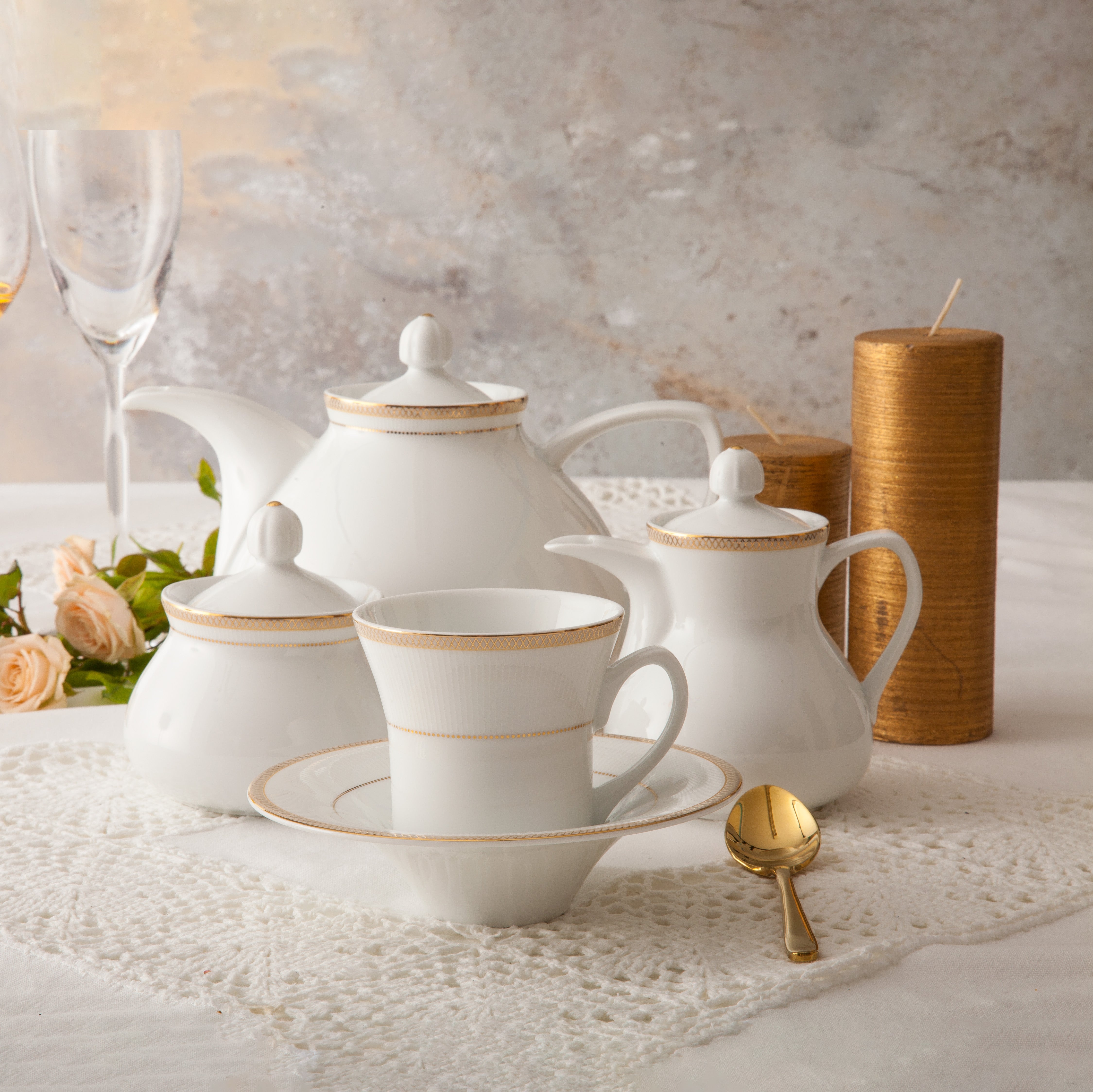 Sepinoud Shahrzad 6 Person Tea Set