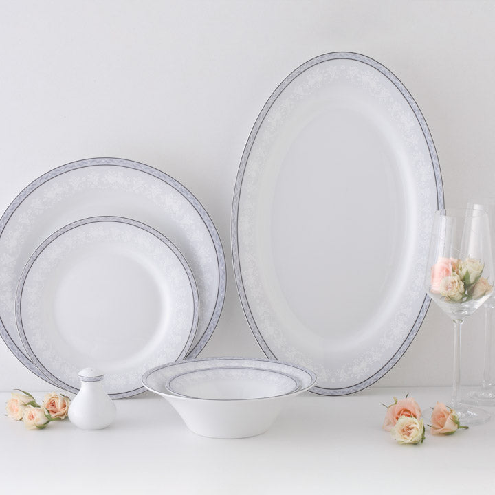 White Rose Shahrzad 6 Person Dinner Set